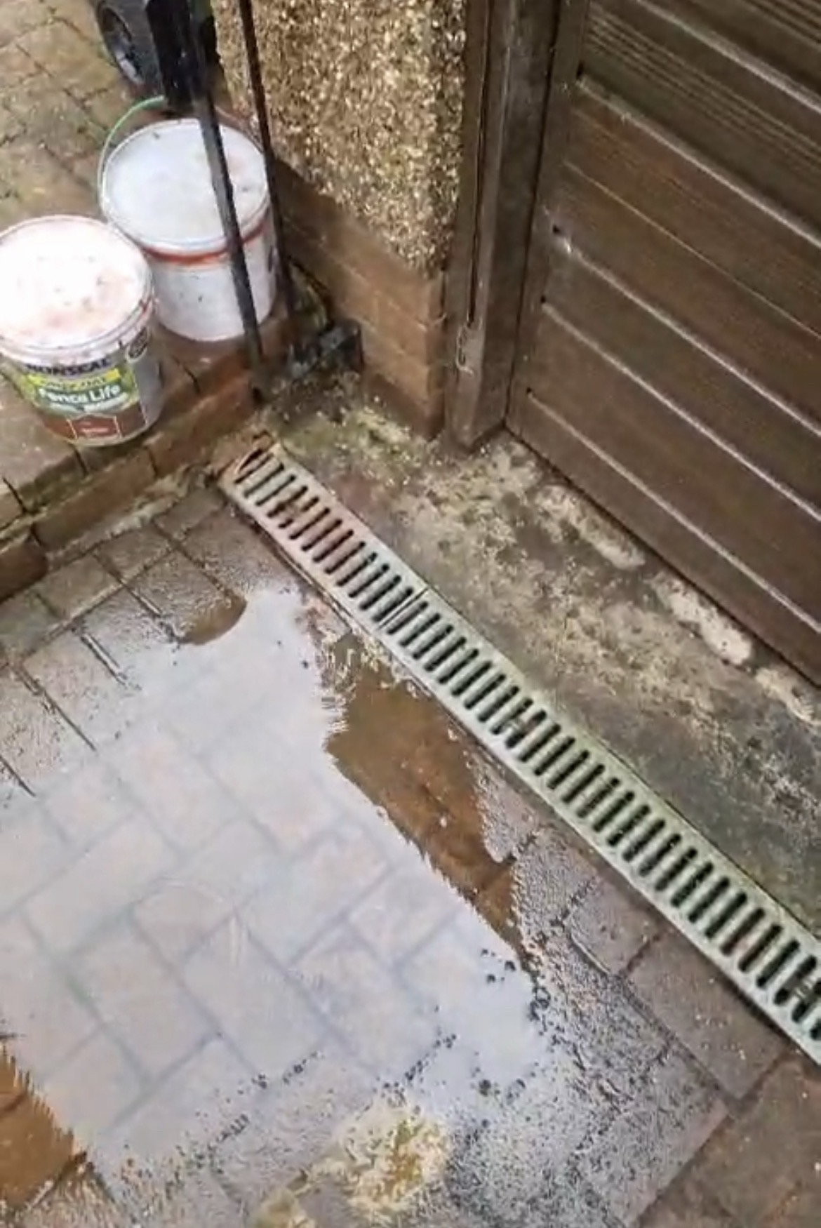 Emergency ACO Channel Drainage Repair - Before installation